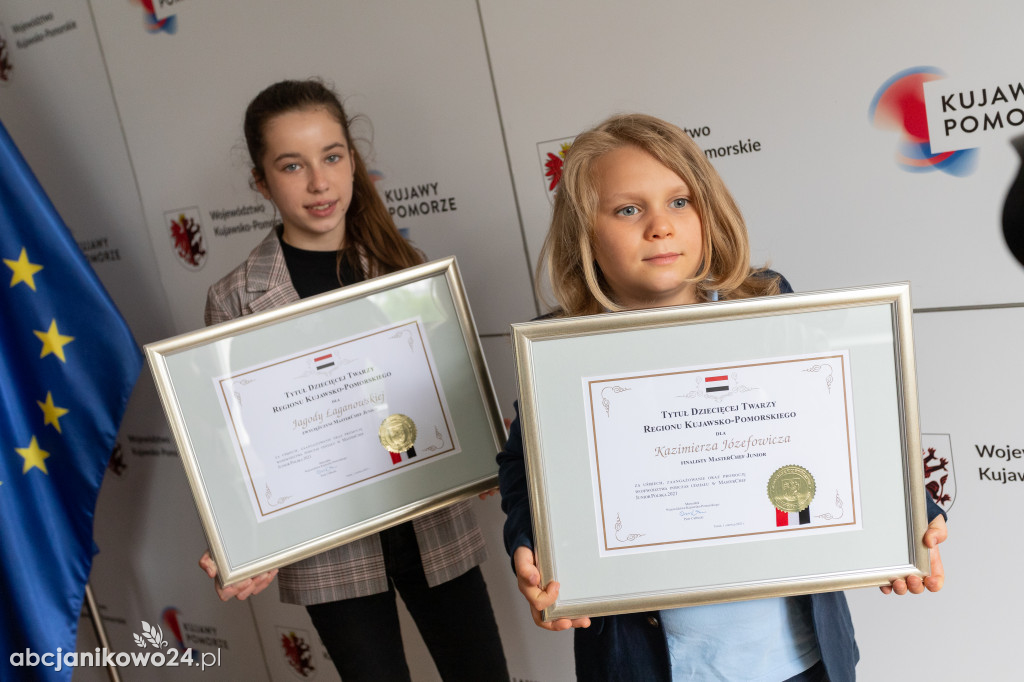 Jagoda Łaganowska i jej konkurent z Torunia gościli u marszałka województwa [ZDJĘCIA]