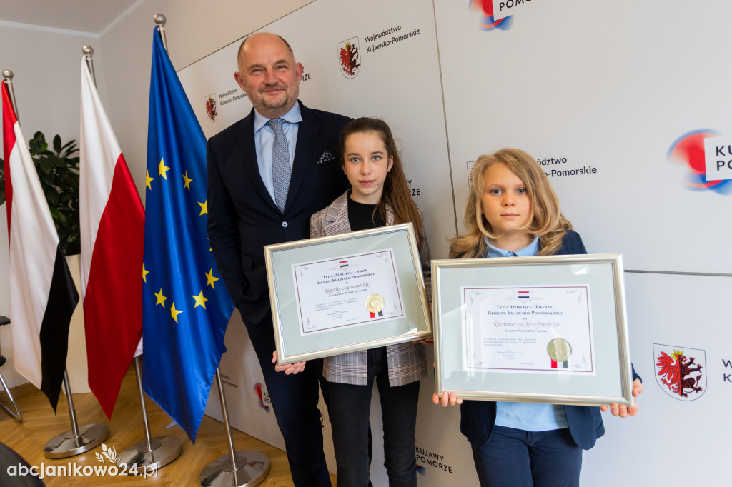 Jagoda Łaganowska i jej konkurent z Torunia gościli u marszałka województwa [ZDJĘCIA]