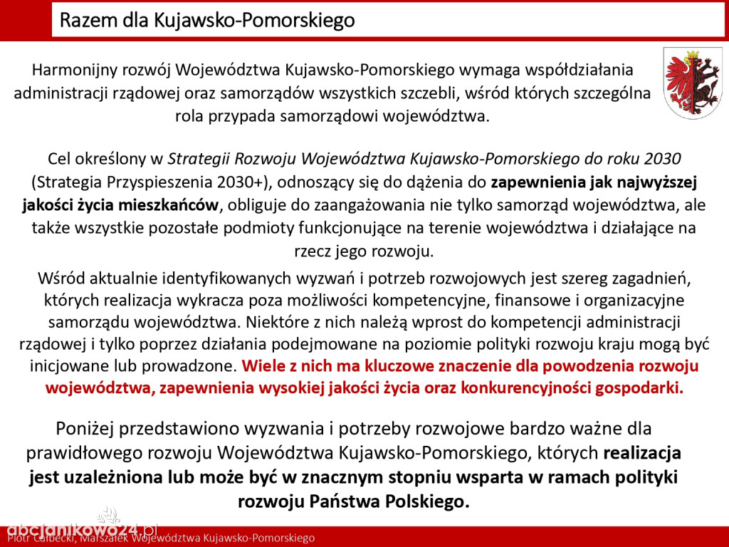 26 potrzeb i wyzwań rozwojowych. Jakie w powiecie inowrocławskim?