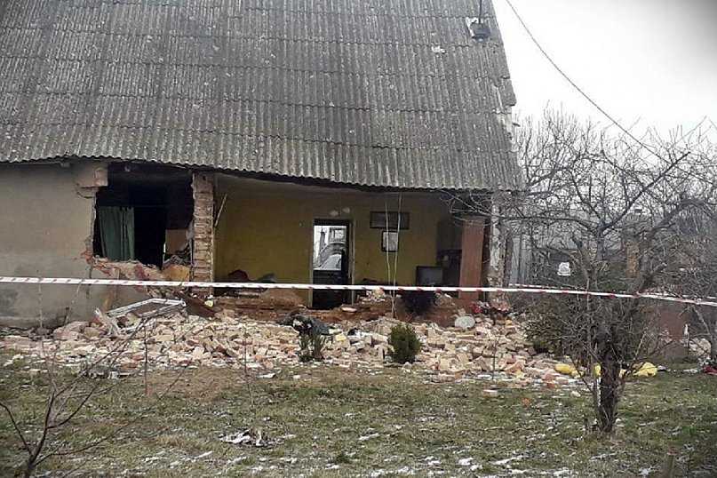 Kołodziejewo: Na ulicy Kwiatowej wybuchł gaz w domu jednorodzinnym