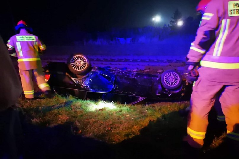 Nocna kraksa na Powstańców Wielkopolskich