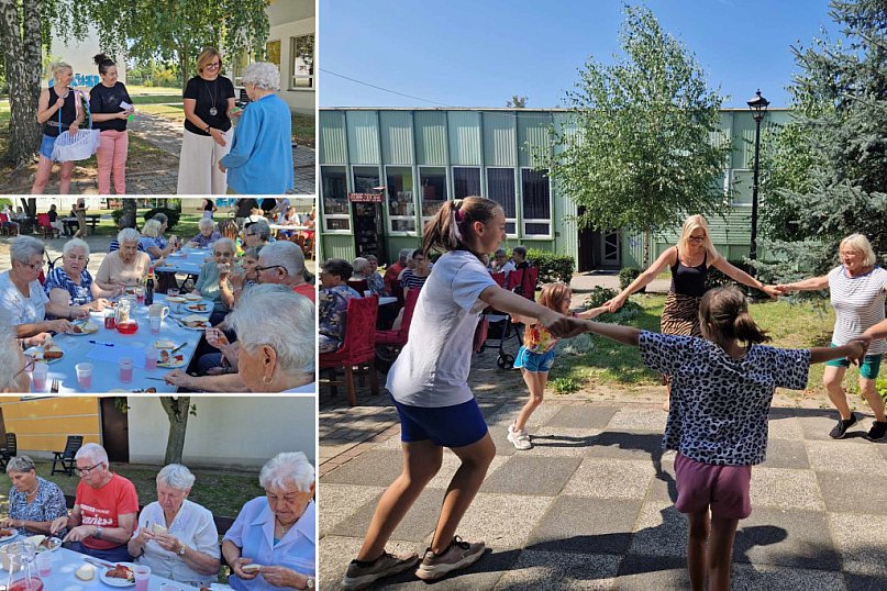 Wspólne zajęcia Świetlicy Środowiskowej "Urwisy" i Dziennego Domu Senior+