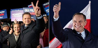 Rafał Trzaskowski i Karol Nawrocki w II turze wyborów prezydenckich. -11126