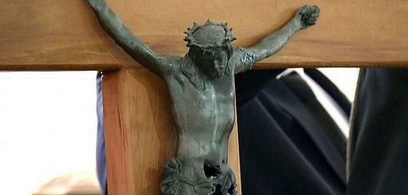 Kołodziejewo: sprofanowana pasyjka poświęcona [FOTO]