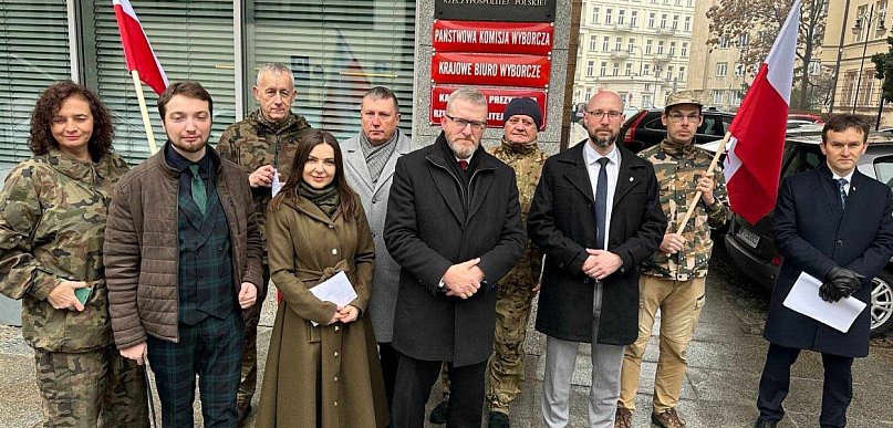 WYBORY: Grzegorz Braun przyjechał do Inowrocławia