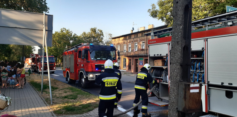 Zadymienie w budynku mieszkalnym na ulicy 1 Maja [ZDJĘCIA]