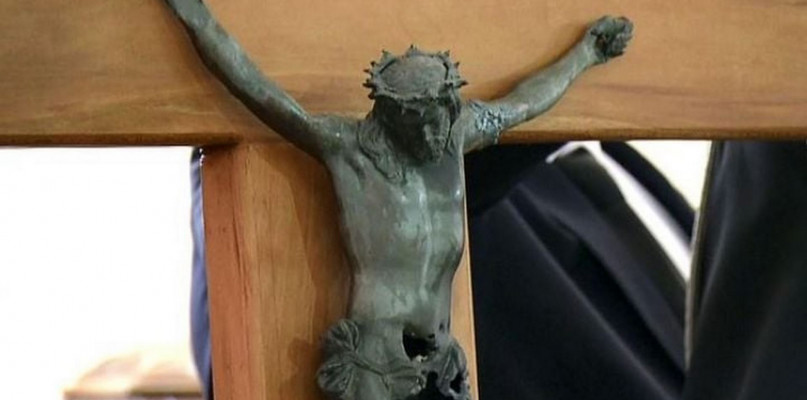 Kołodziejewo: sprofanowana pasyjka poświęcona [FOTO]