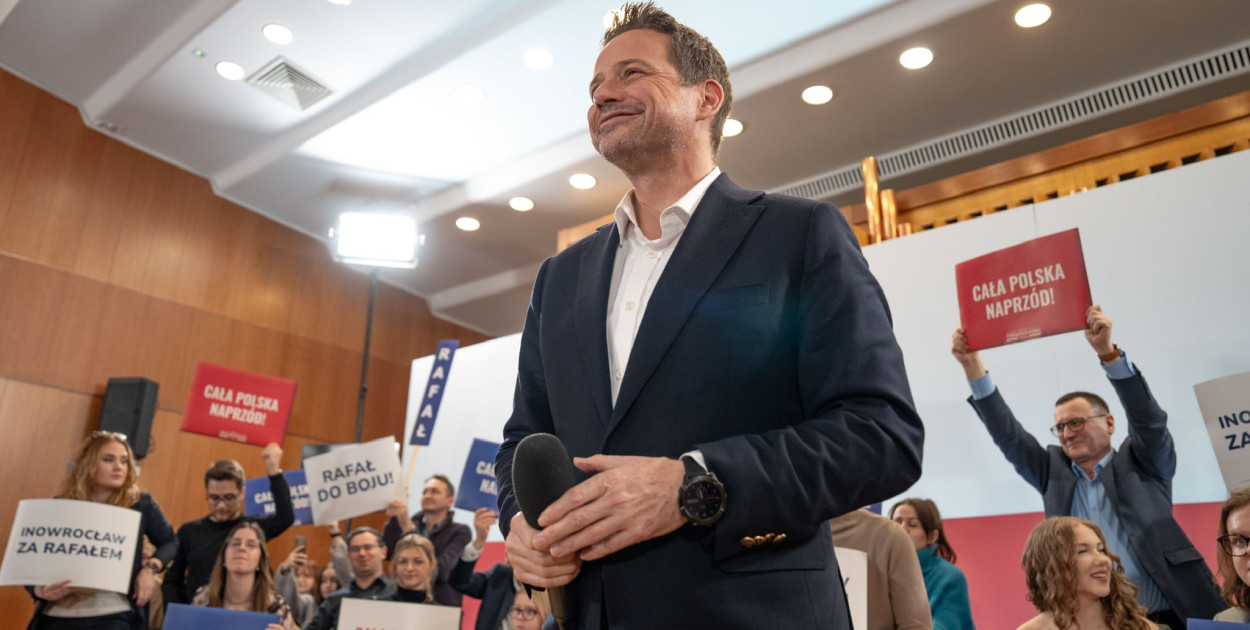 Rafał Trzaskowski w regionie. Mówił o polityce migracyjnej i bezpieczeństwie 